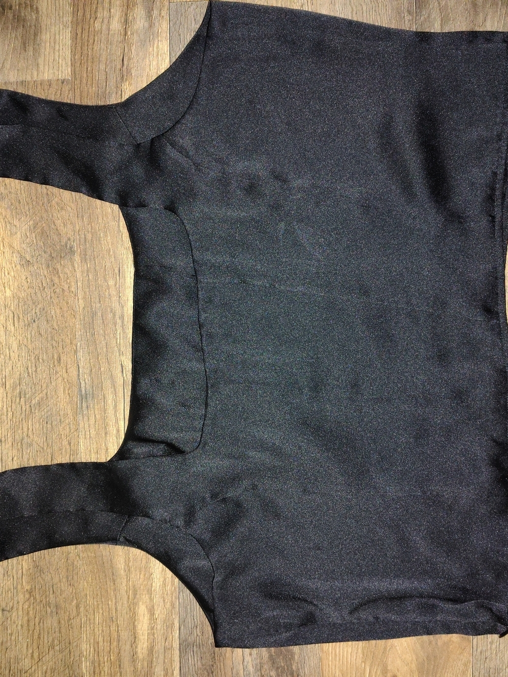 Express Black Square-Neck Cropped Tank